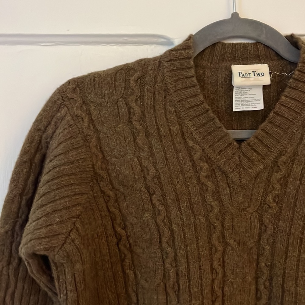PART TWO Shetland 100% Shetland Wool Sweater